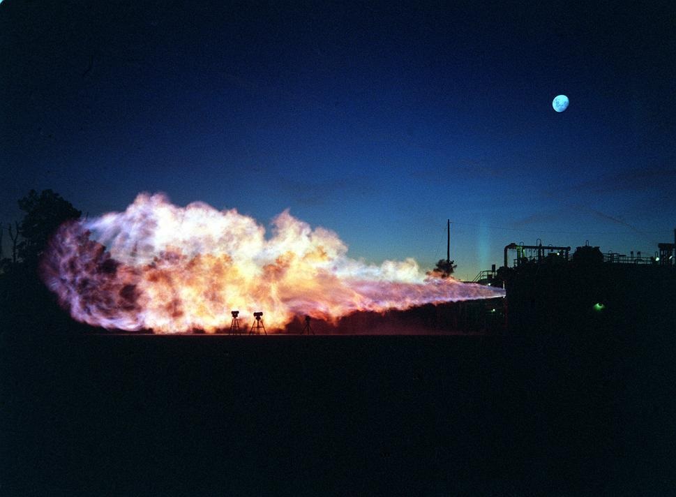Rocket engine test